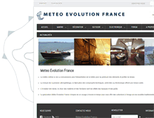 Tablet Screenshot of meteo-evolution-france.com